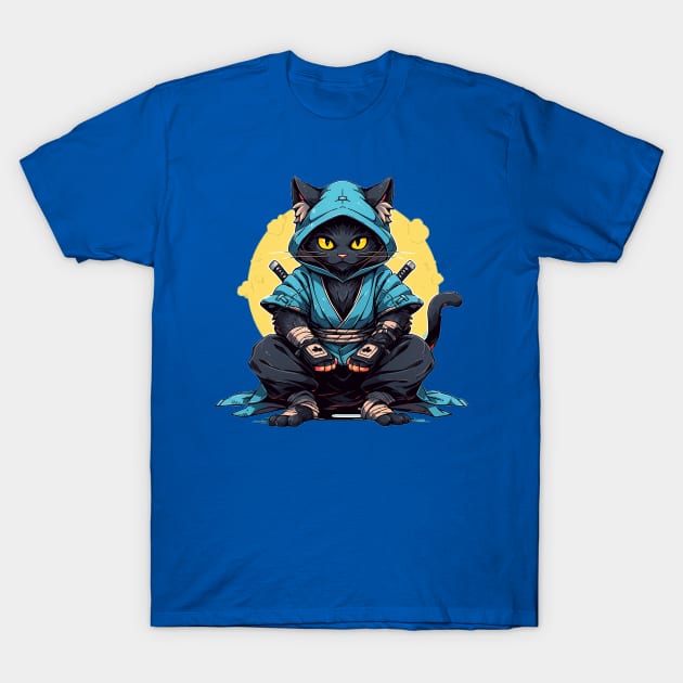 neko cat T-Shirt by weirdesigns